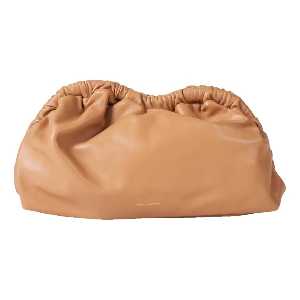 Mansur Gavriel Cloud leather clutch bag