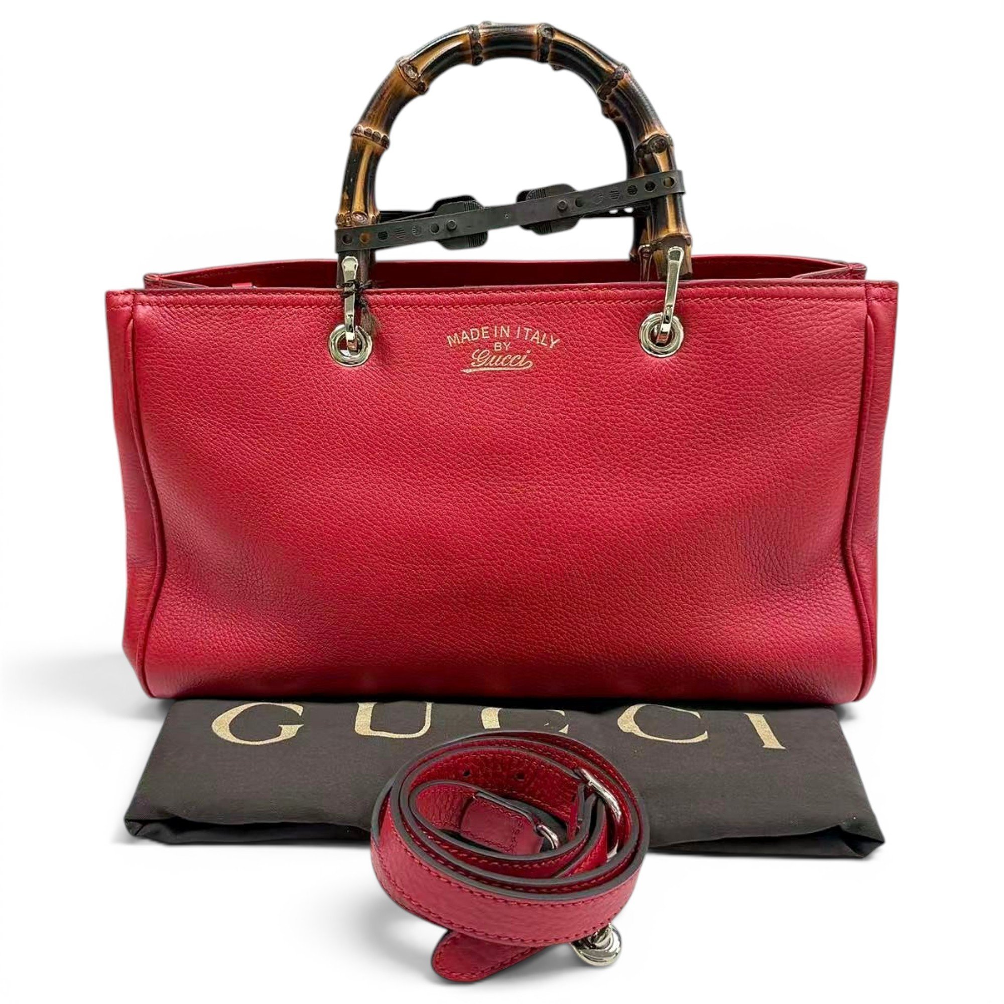 Diana Bamboo leather tote