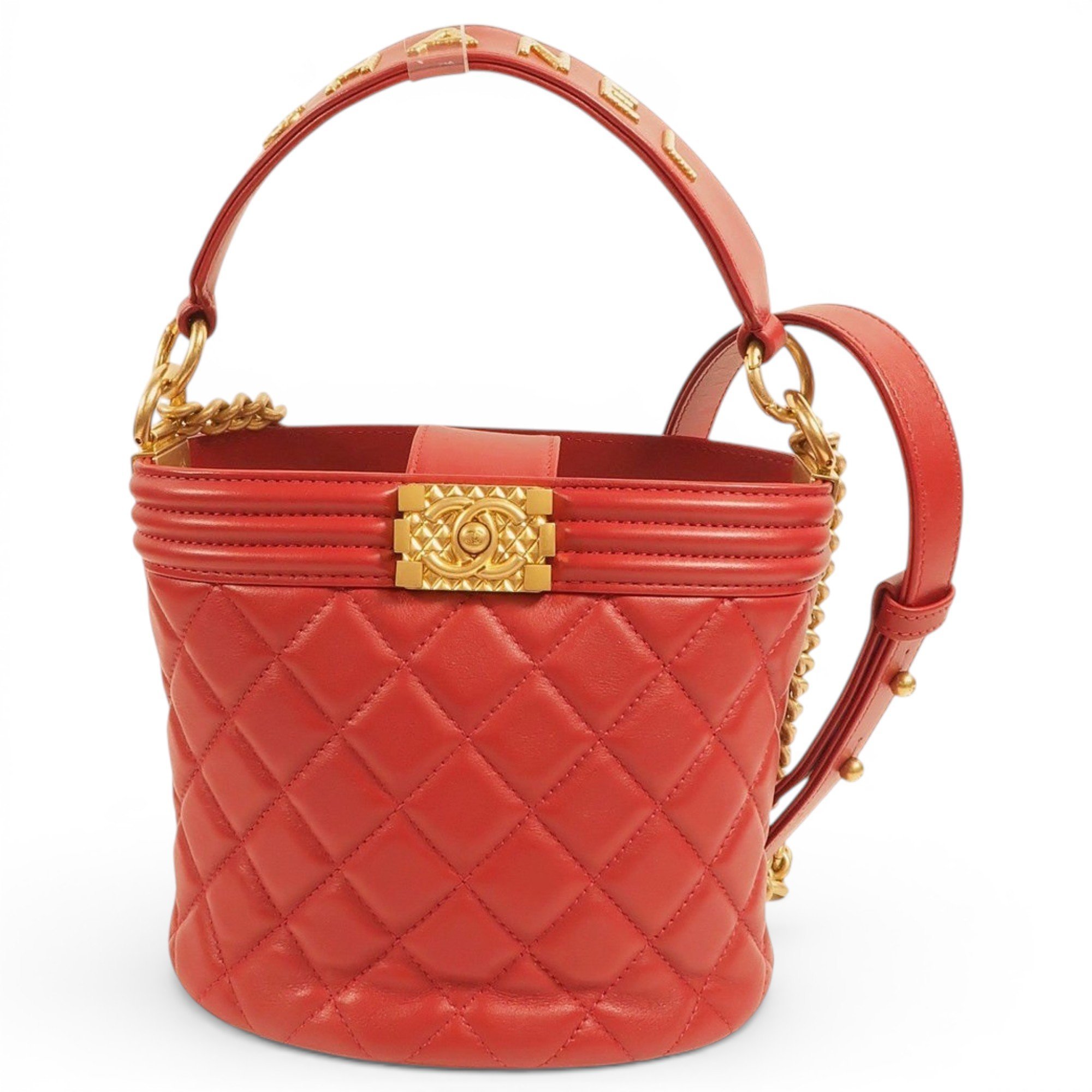 Vanity leather mini bag