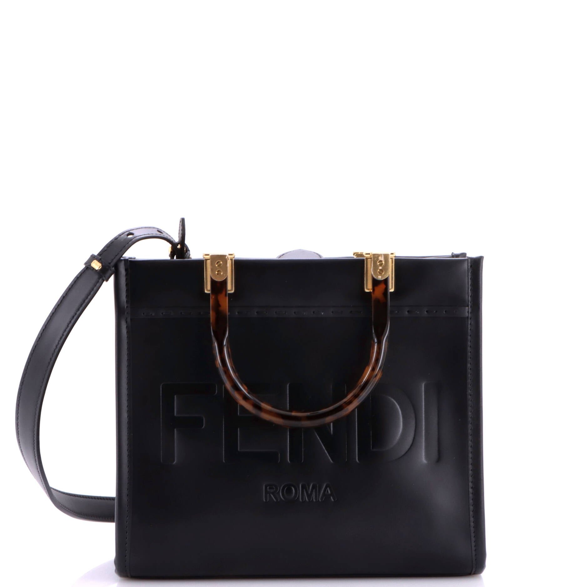 Sunshine Shopper Tote Leather Small