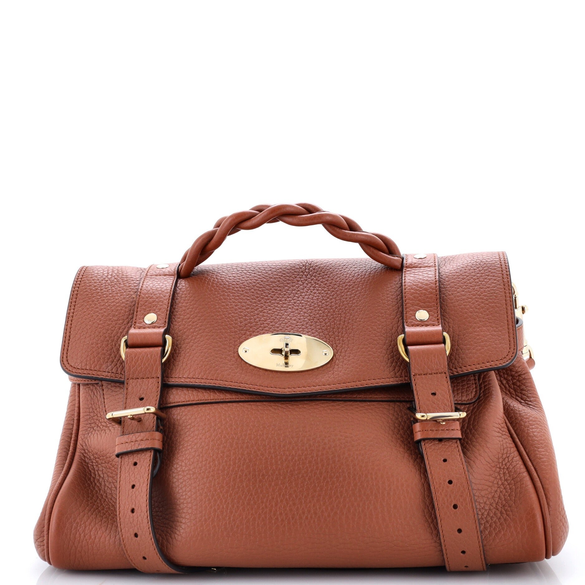 Alexa Satchel NM Leather Medium