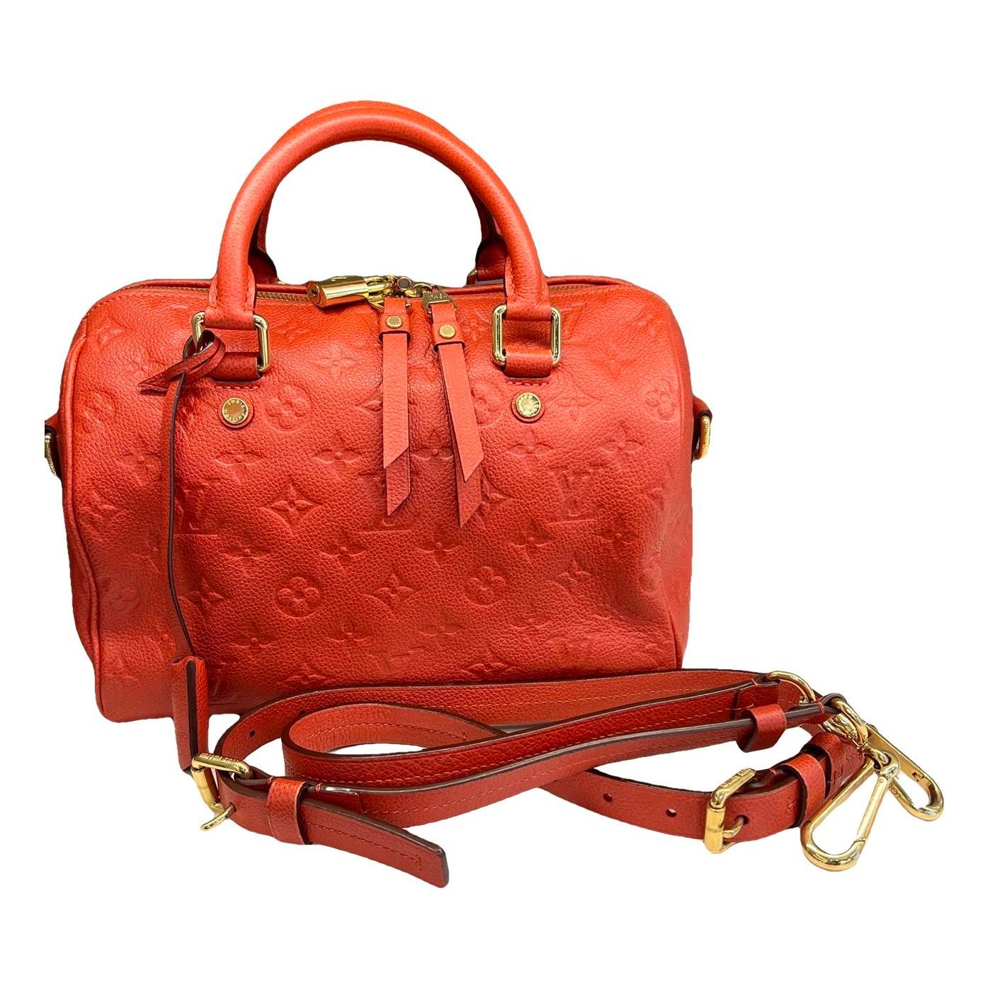 Speedy leather handbag