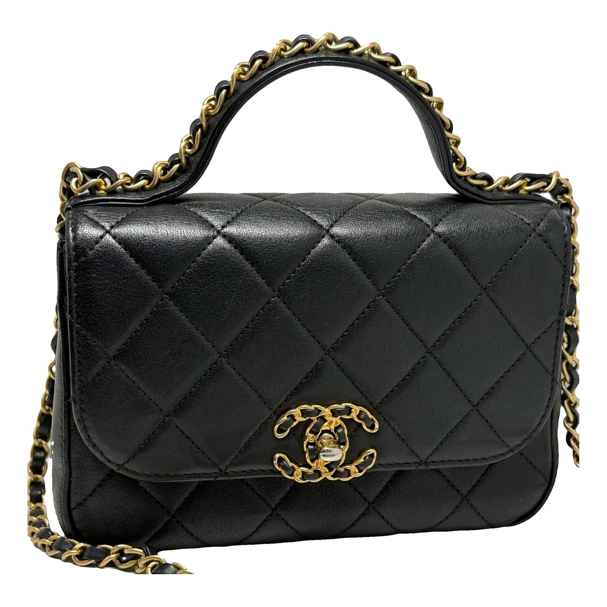 Chain Infinity leather handbag