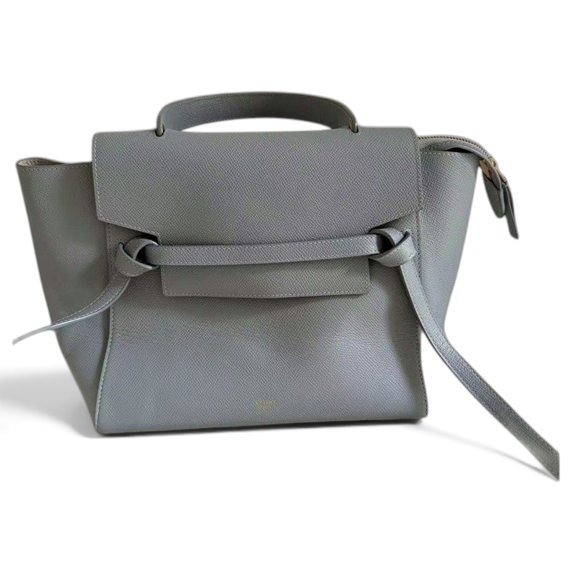 Belt leather handbag