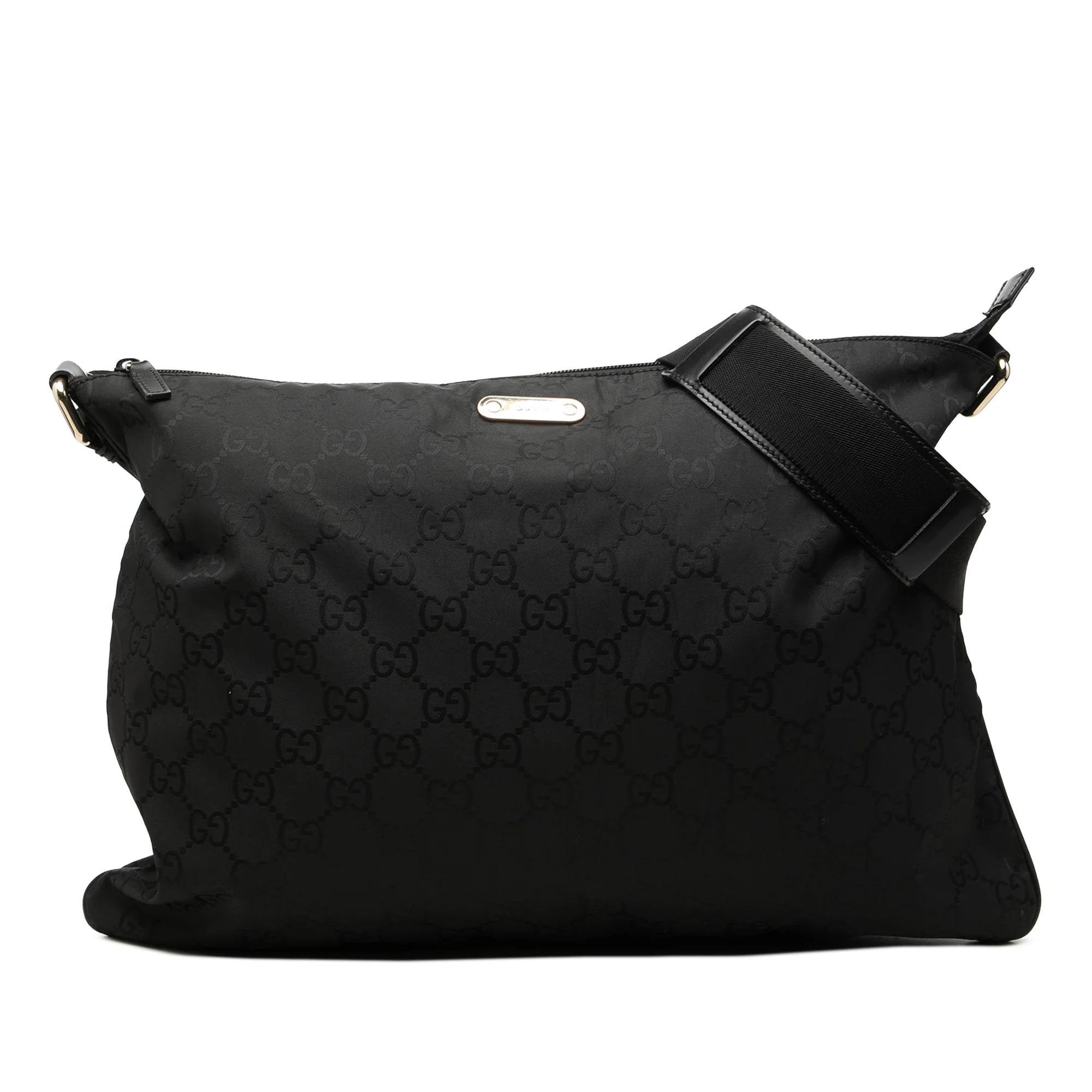 Gucci B leather crossbody bag