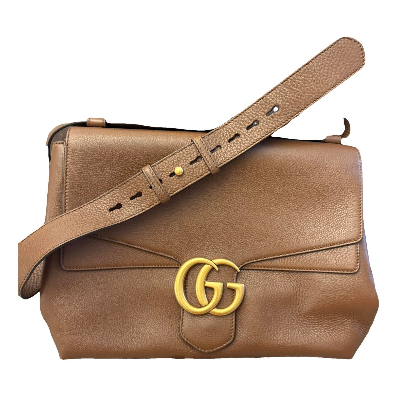 GG Marmont Flap leather crossbody bag