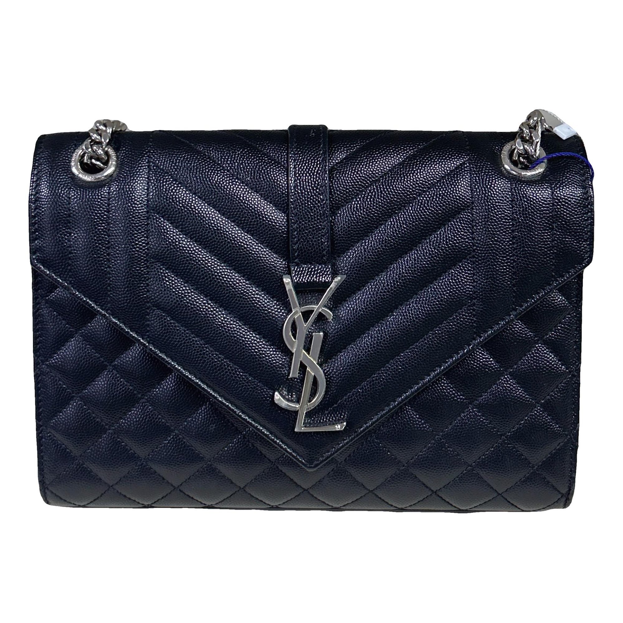 Envelope leather handbag
