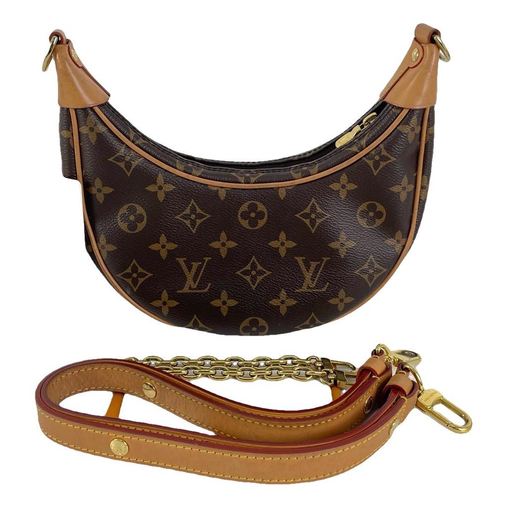 Loop leather handbag
