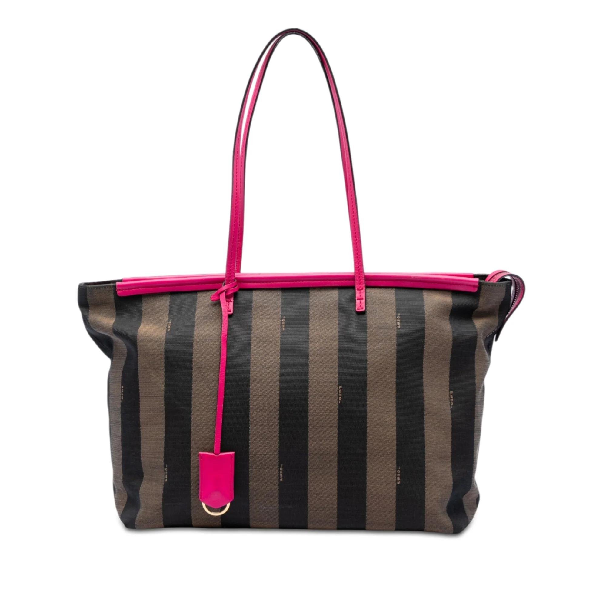 Pocket leather tote