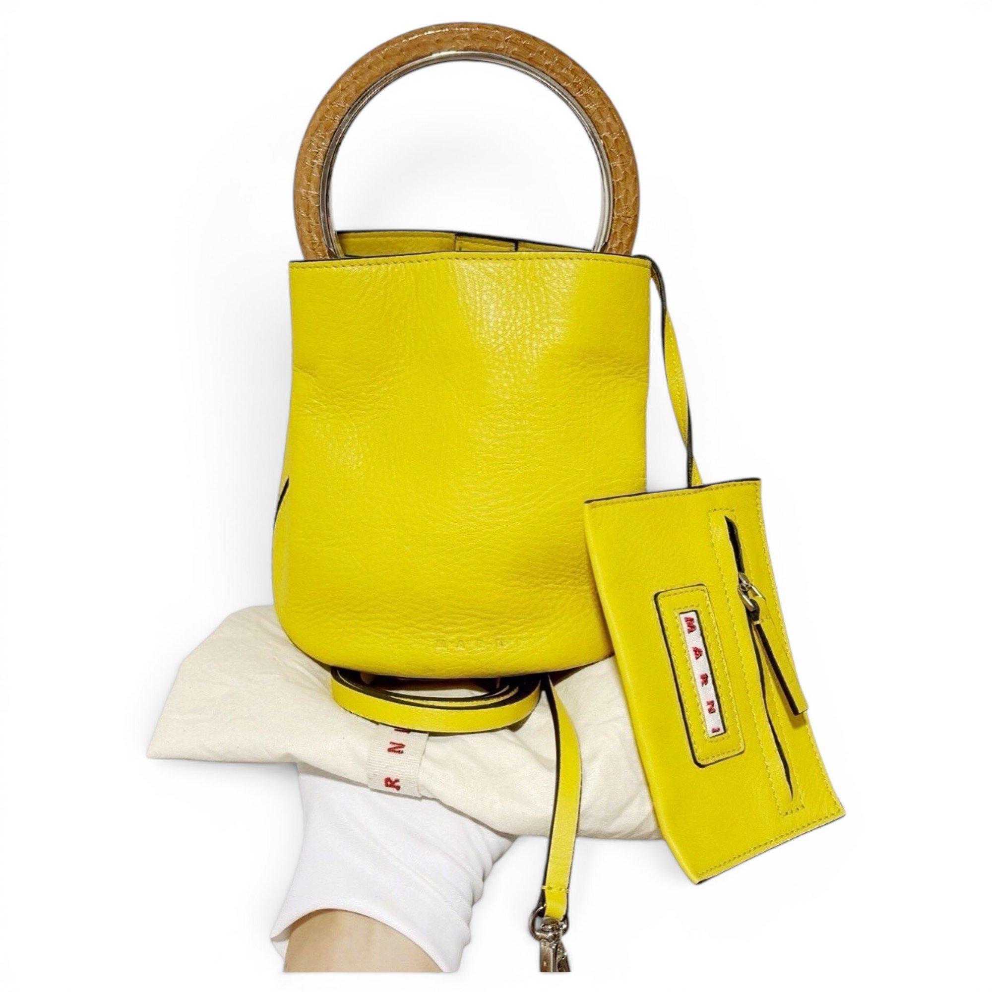 Pannier leather tote