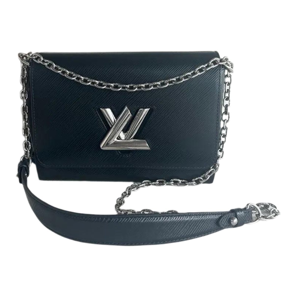 Twist leather handbag