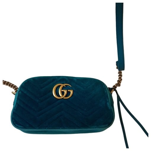 GG Marmont velvet crossbody bag