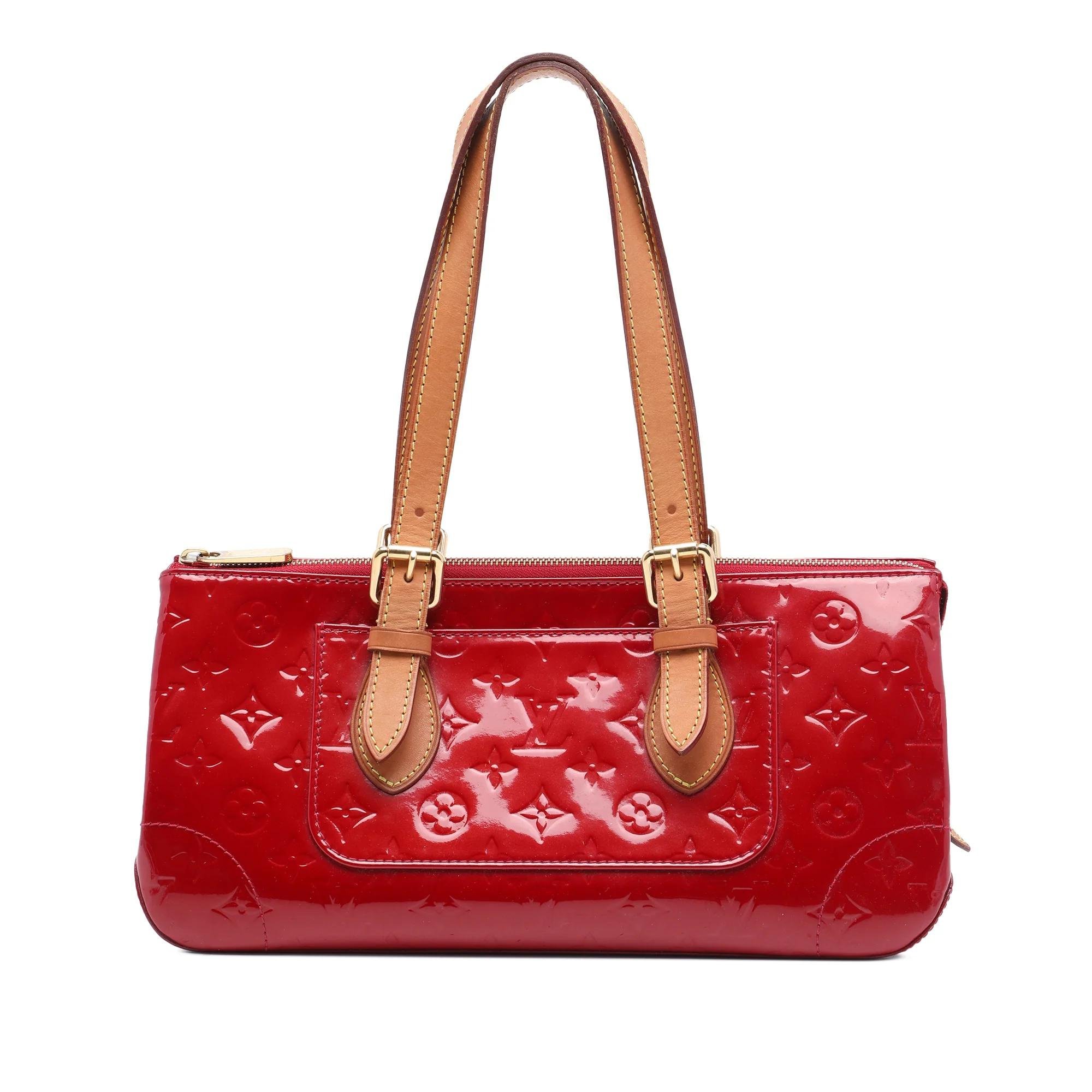 Rosewood leather handbag