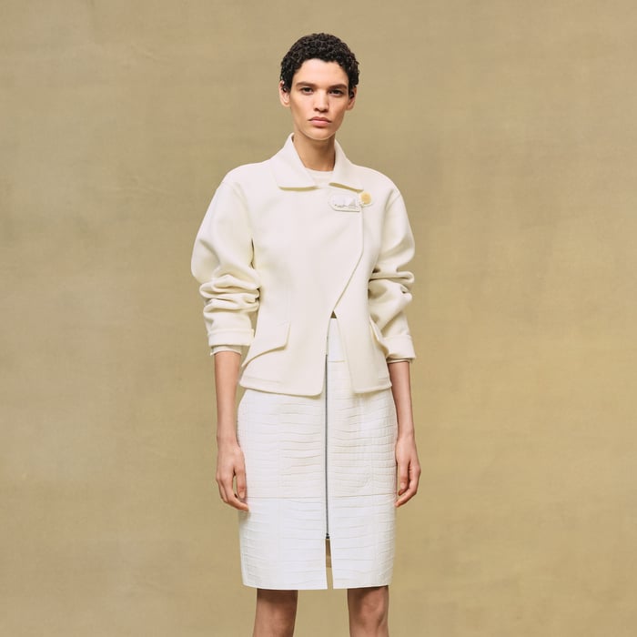 Blanc Naturel Jewel Fastening Jacket