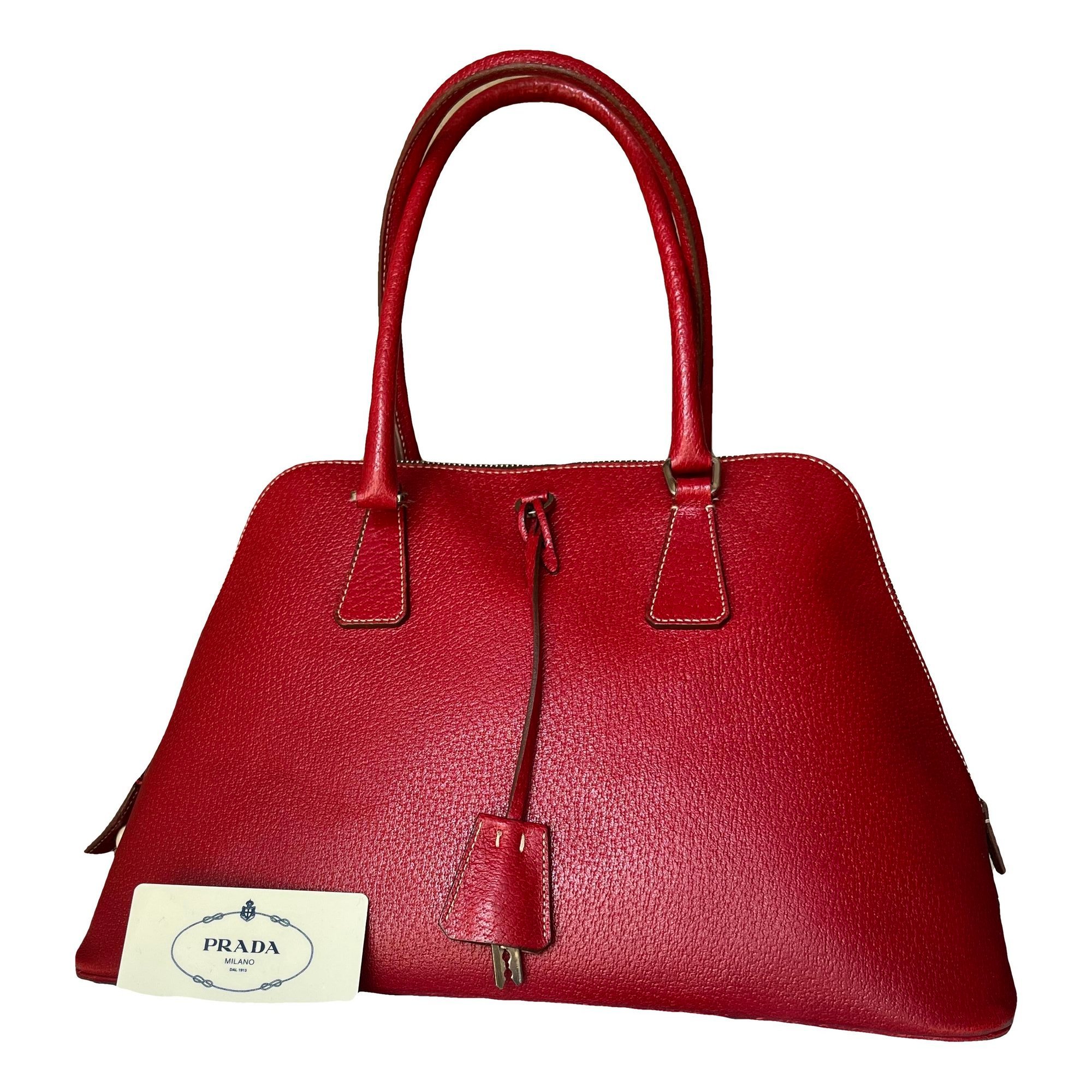 Leather handbag