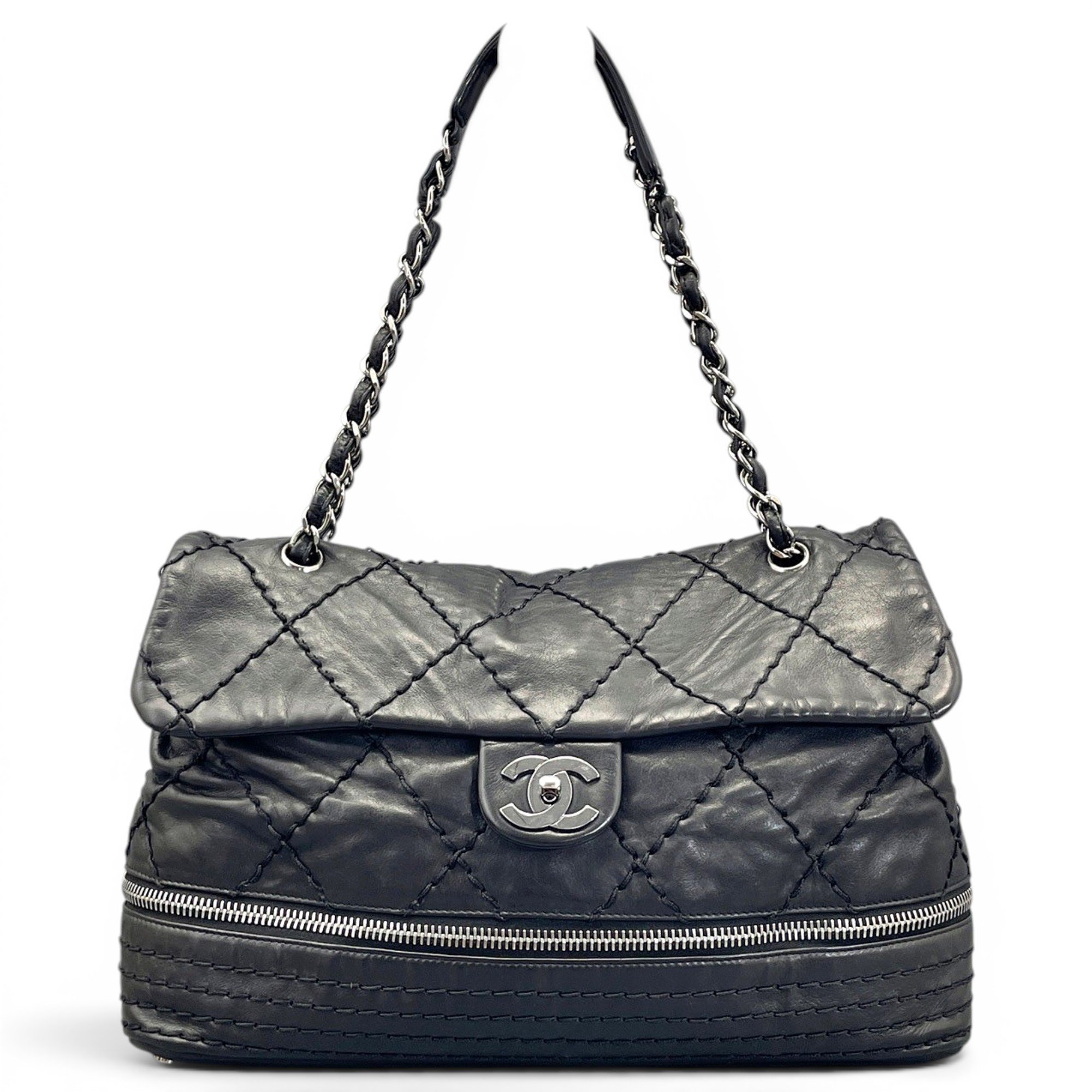 Leather tote