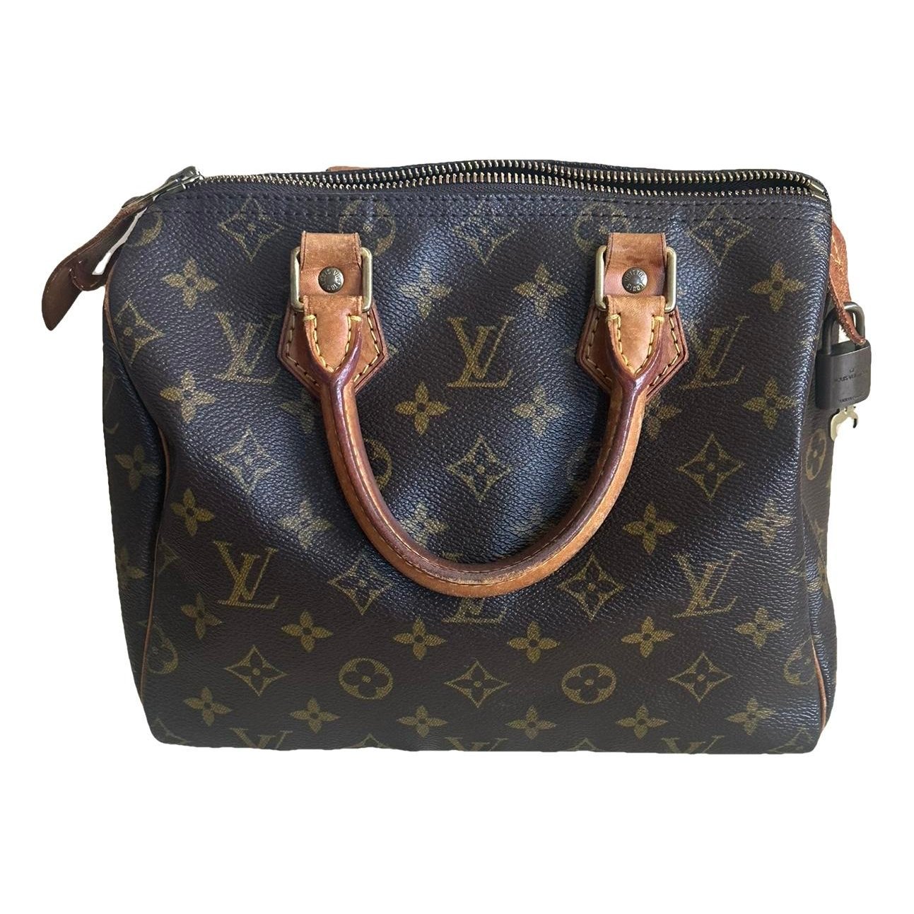 Speedy leather handbag