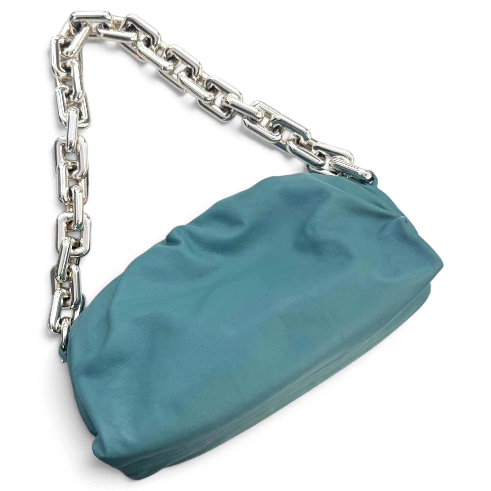 Chain Pouch leather handbag