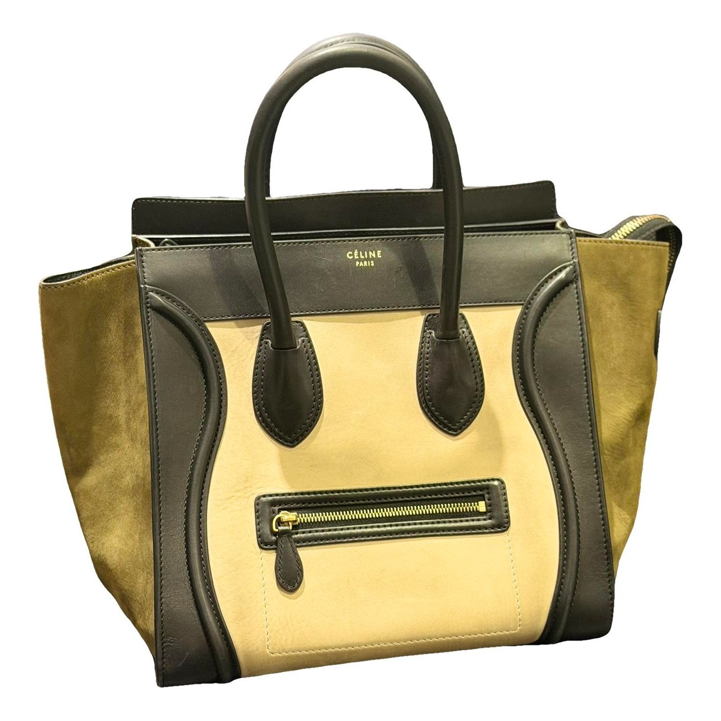 Luggage leather handbag
