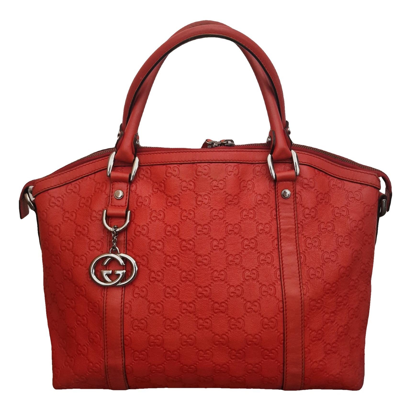 Dôme leather tote