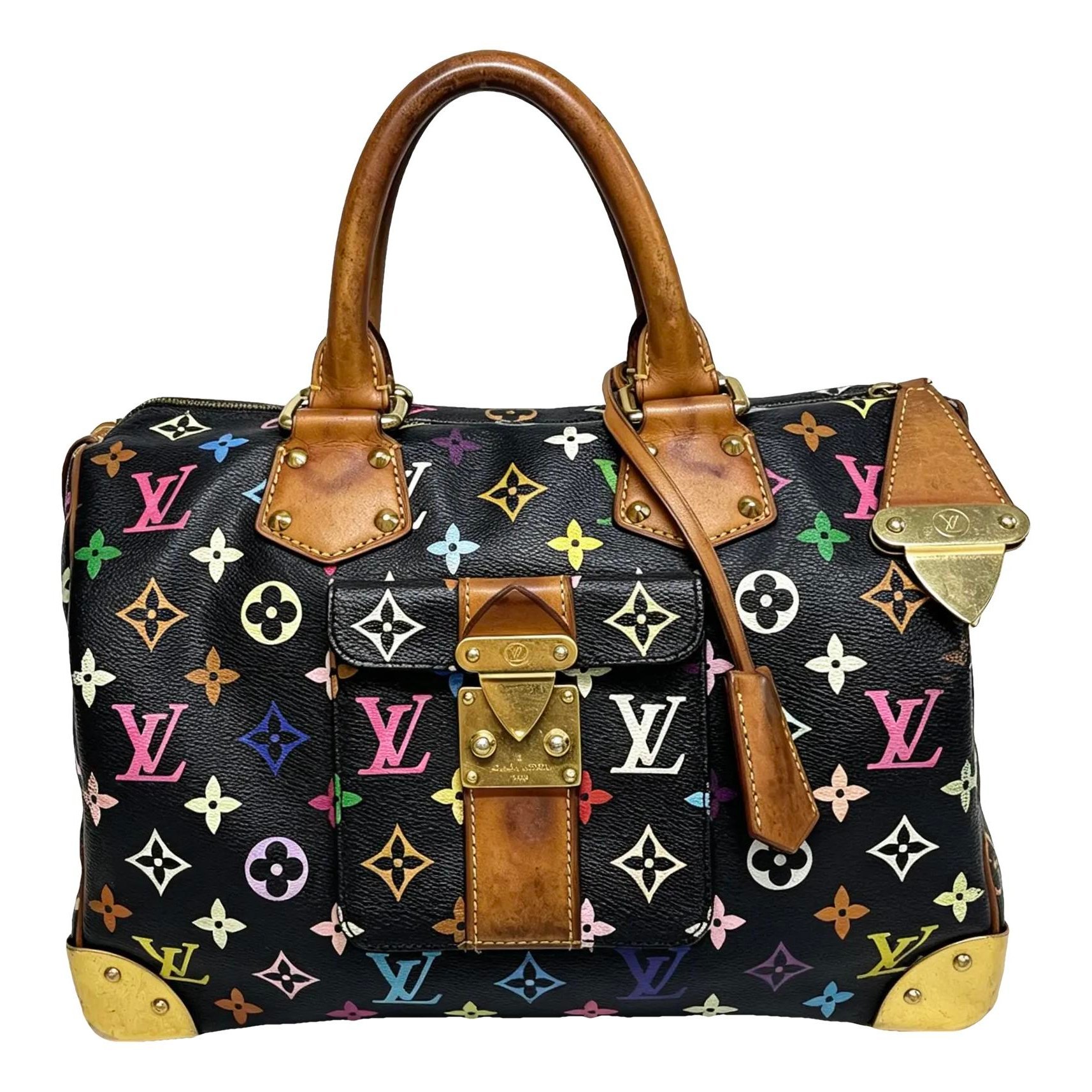 Speedy leather handbag