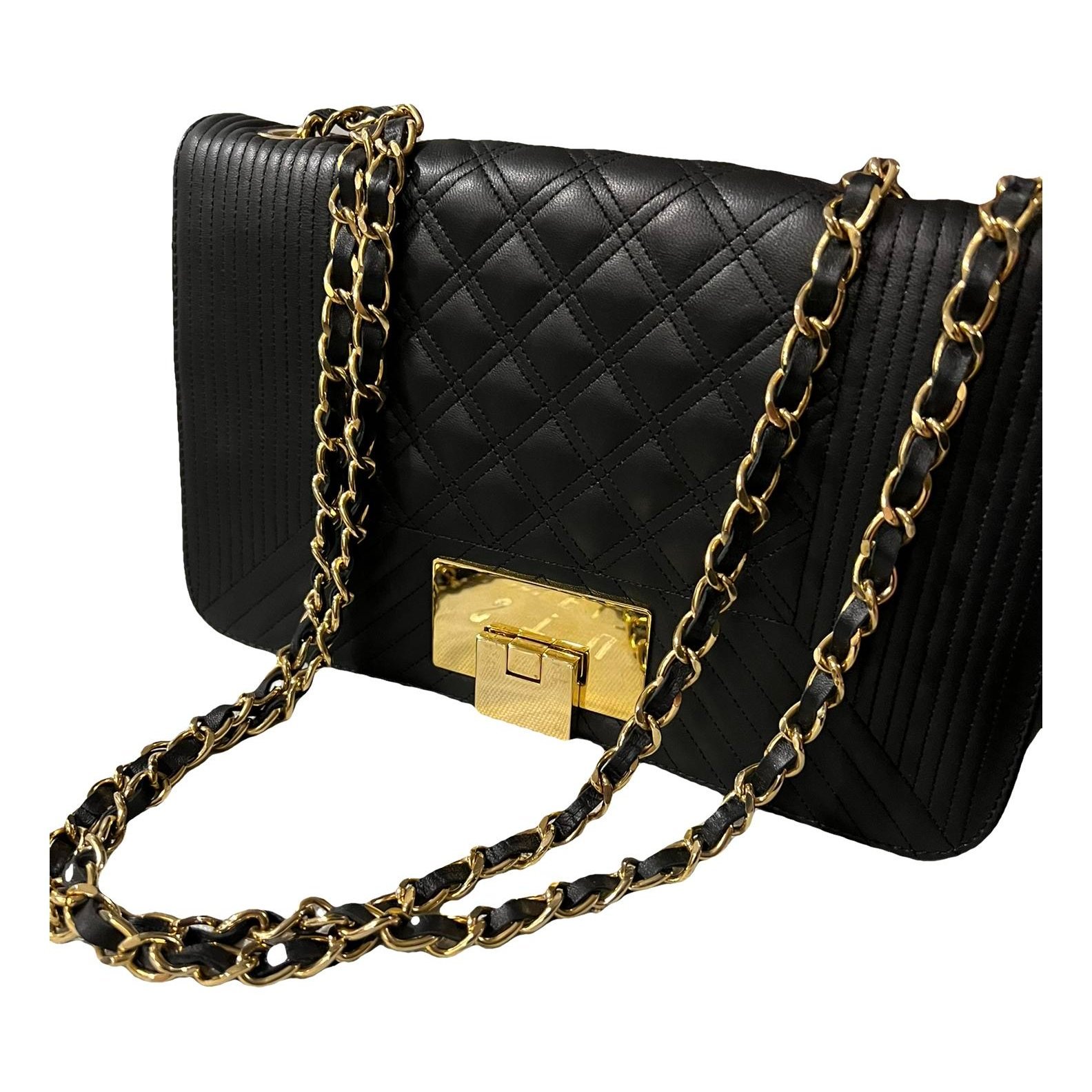 Leather handbag