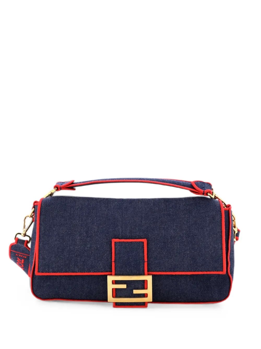 Baguette NM Bag Denim Large crossbody bag