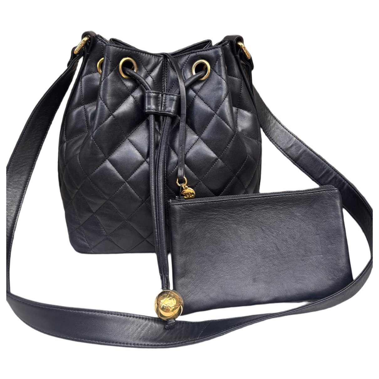 Gabrielle Bucket leather handbag