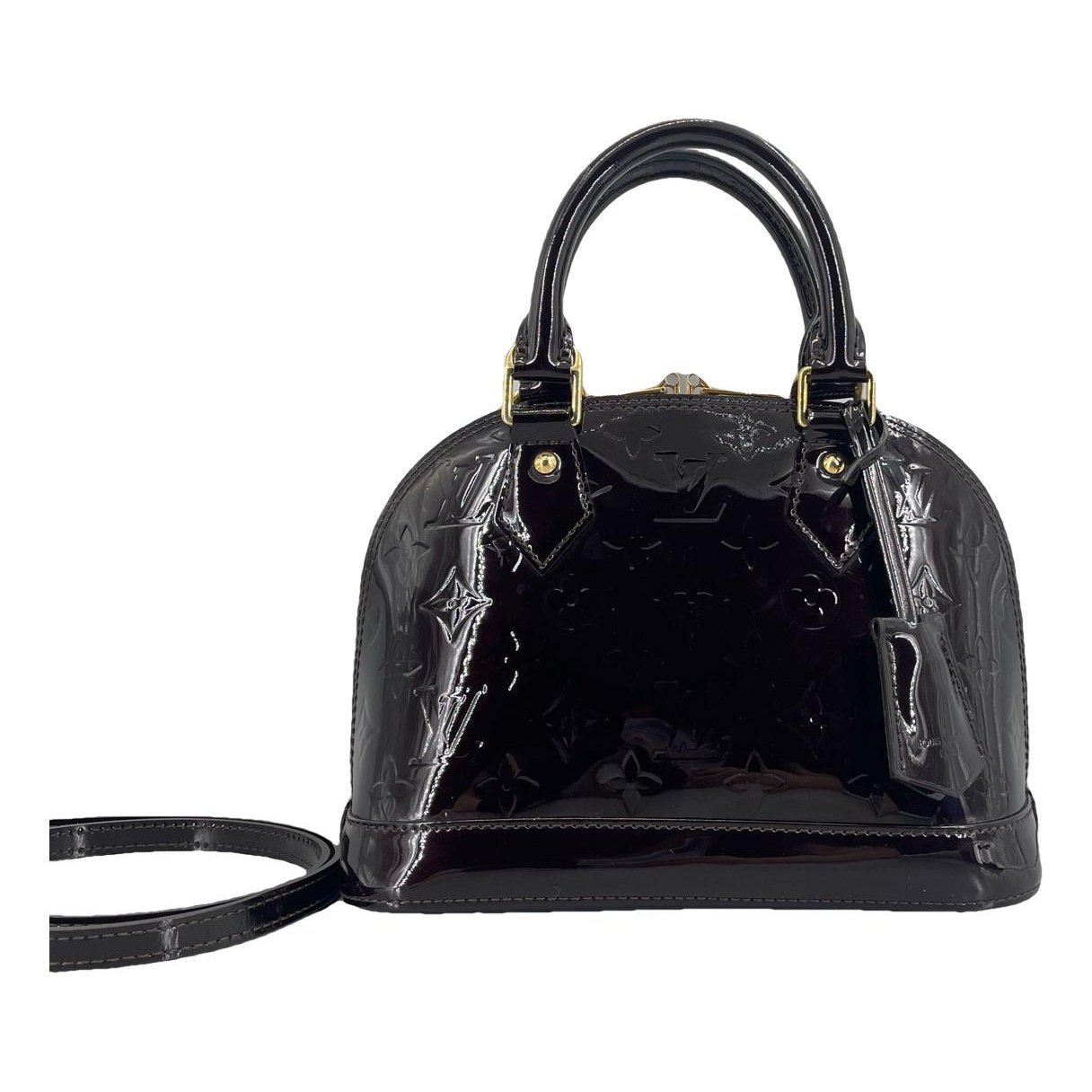 Alma BB patent leather handbag