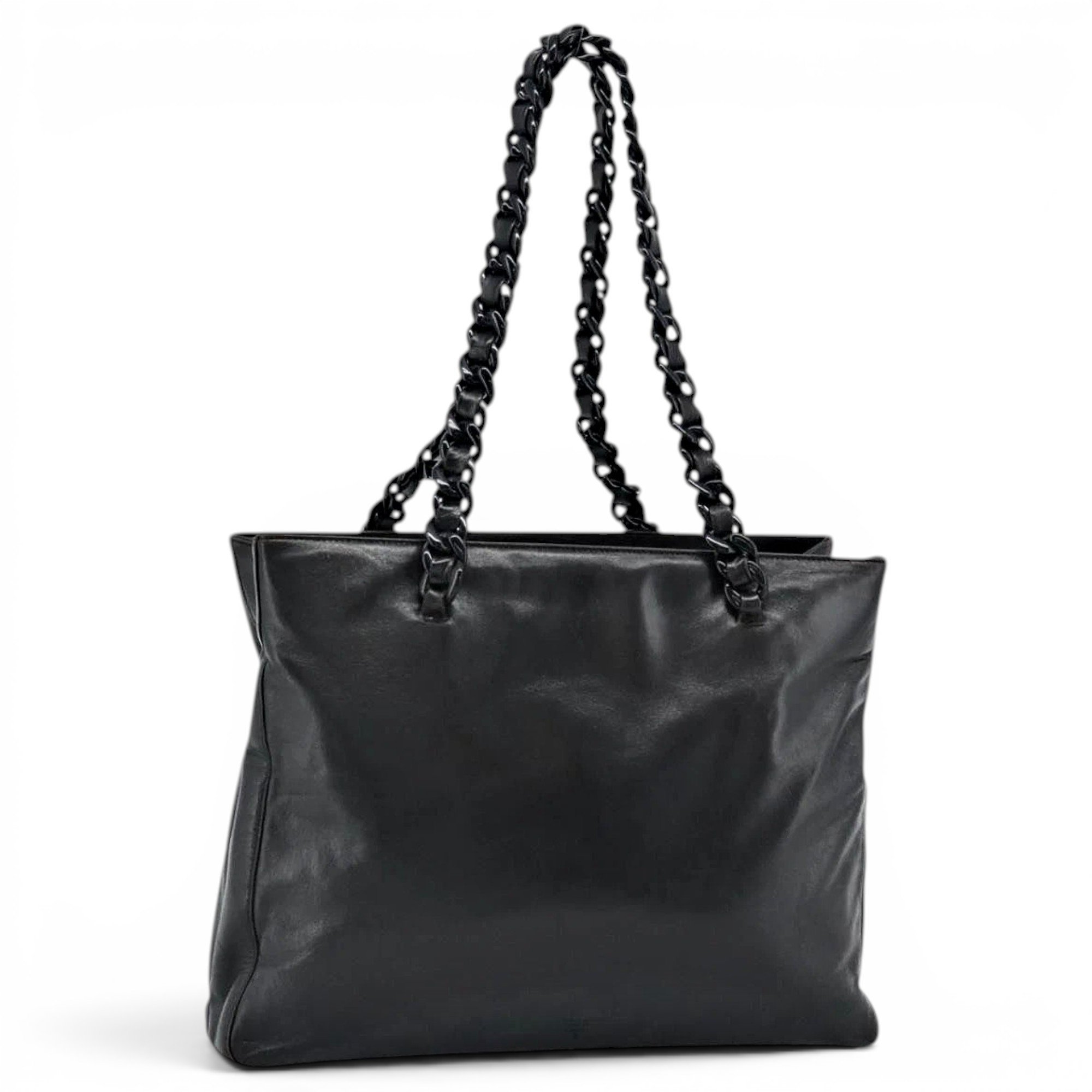 Leather tote