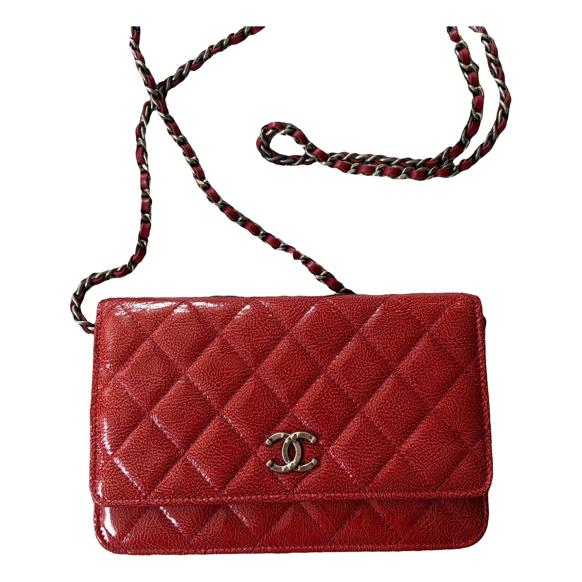 Wallet On Chain Timeless/Classique leather crossbody bag