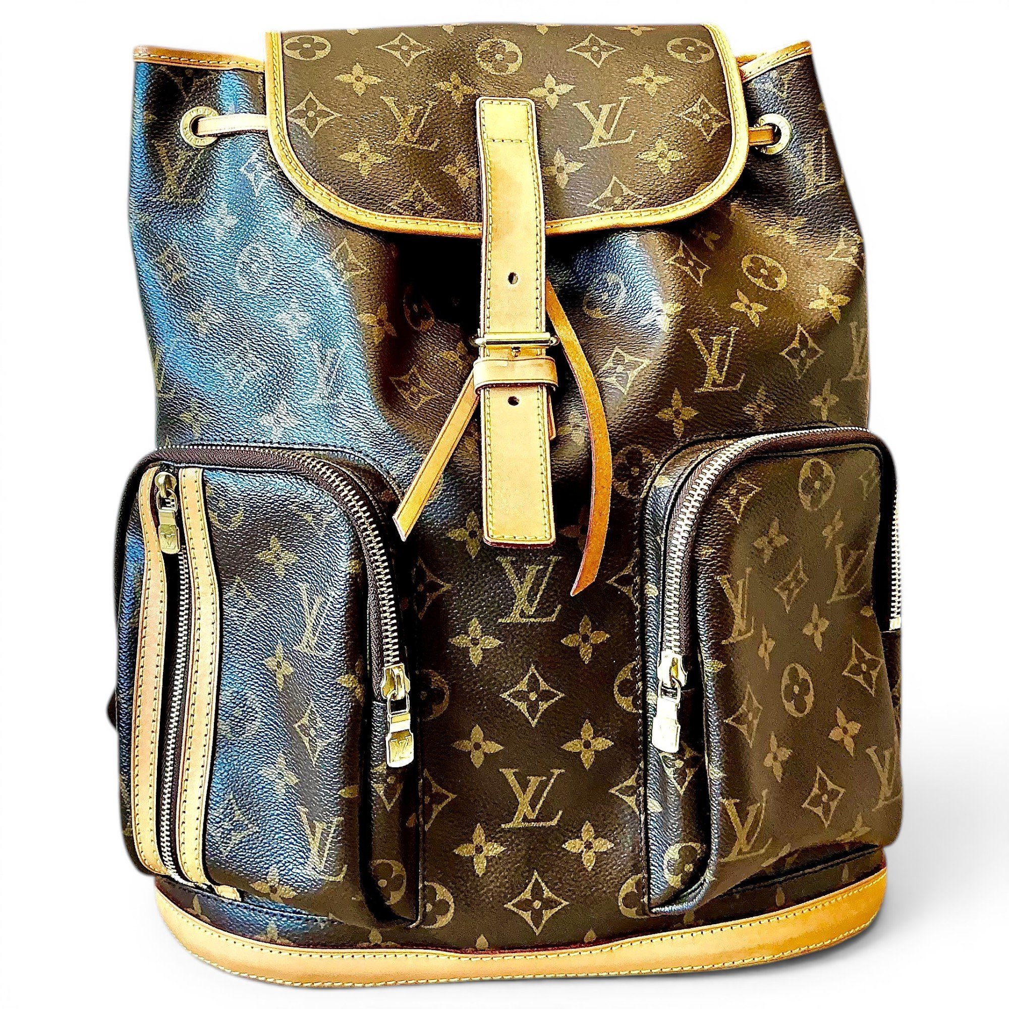 Montsouris leather backpack