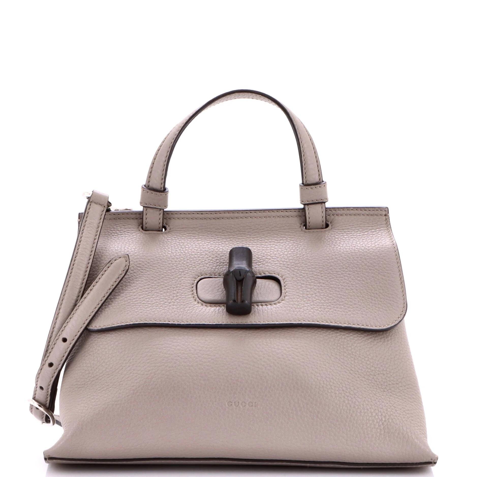 Gucci Bamboo Daily Top Handle leather handbag