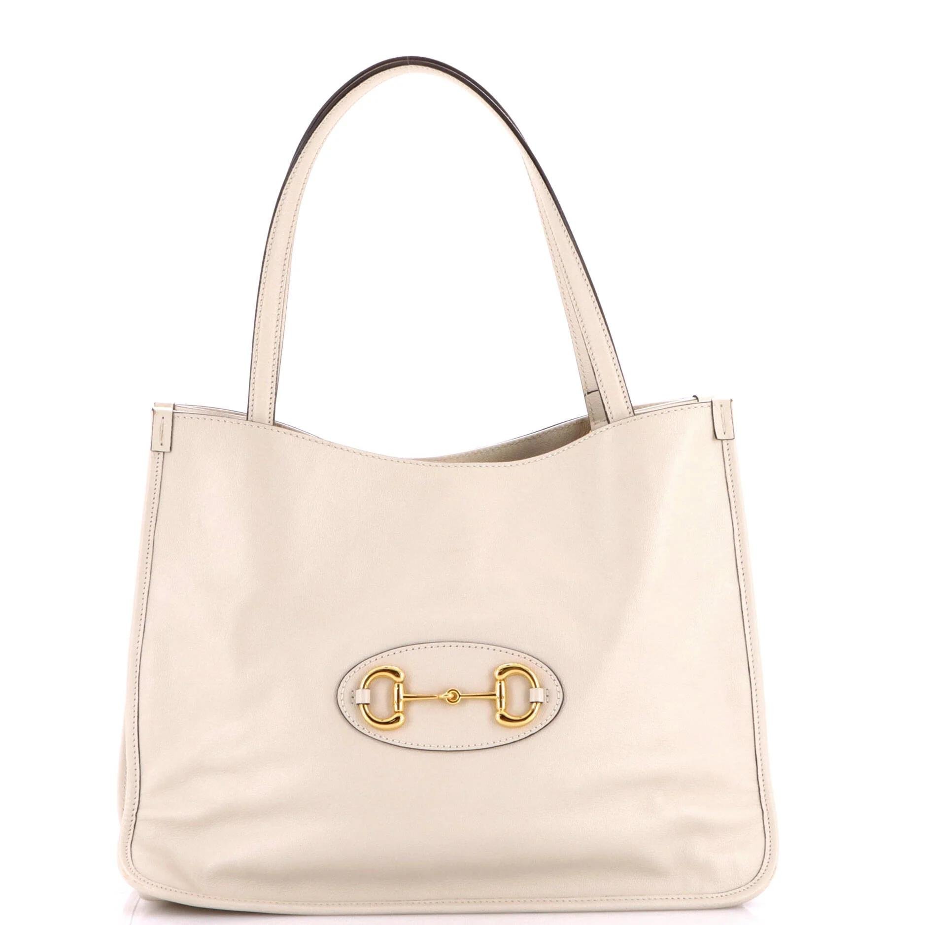 Leather tote