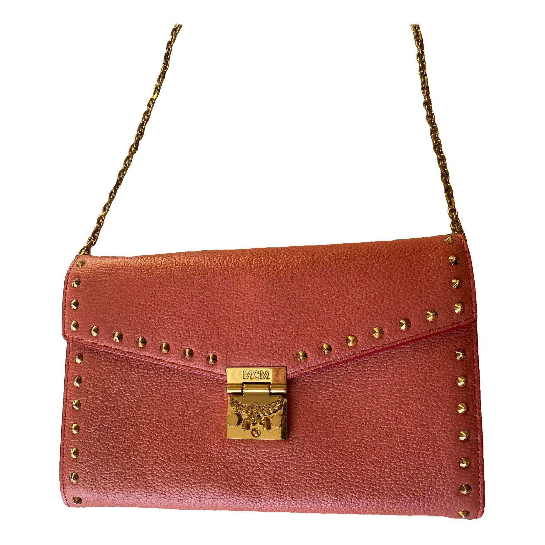 Millie leather clutch bag