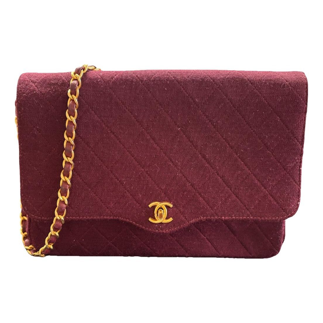 Trendy CC Flap cloth handbag