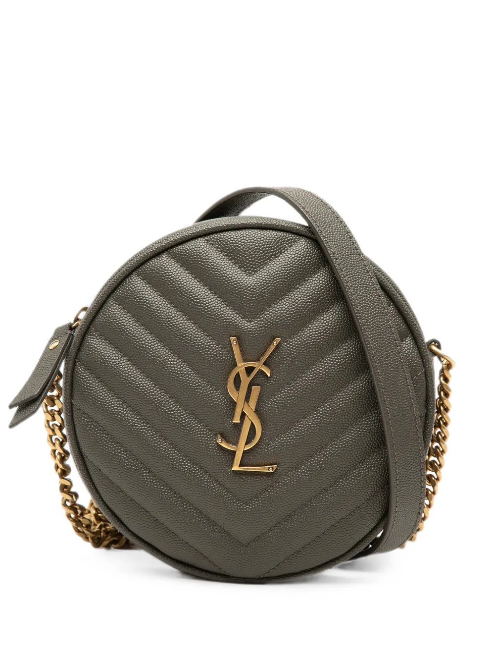 2020 Chevron Grain De Poudre Round Vinyle Camera Bag crossbody bag