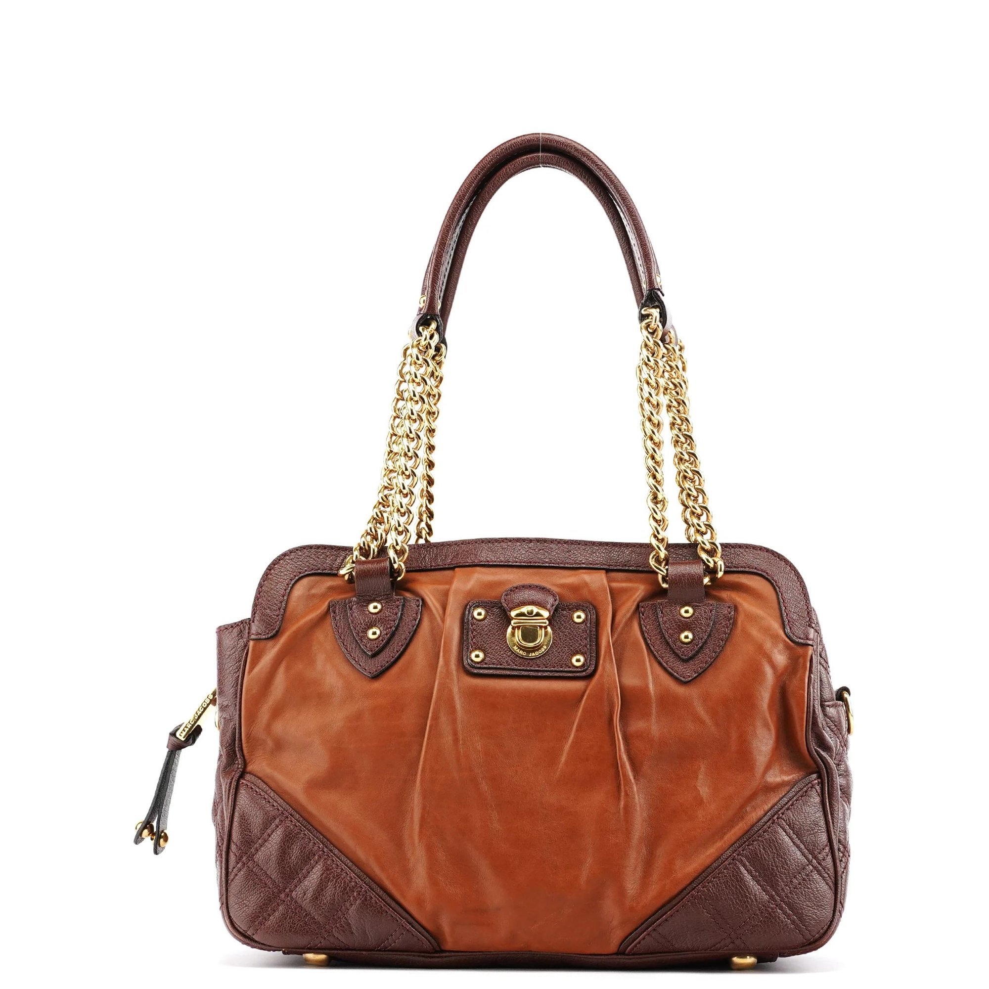 Stam leather bowling bag