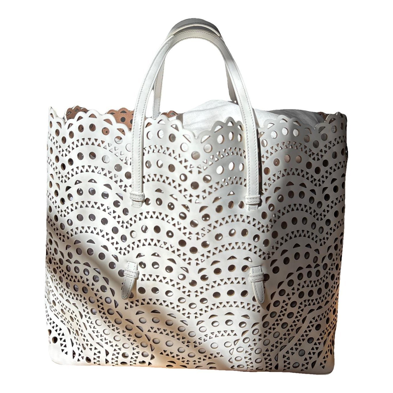 Mina leather handbag
