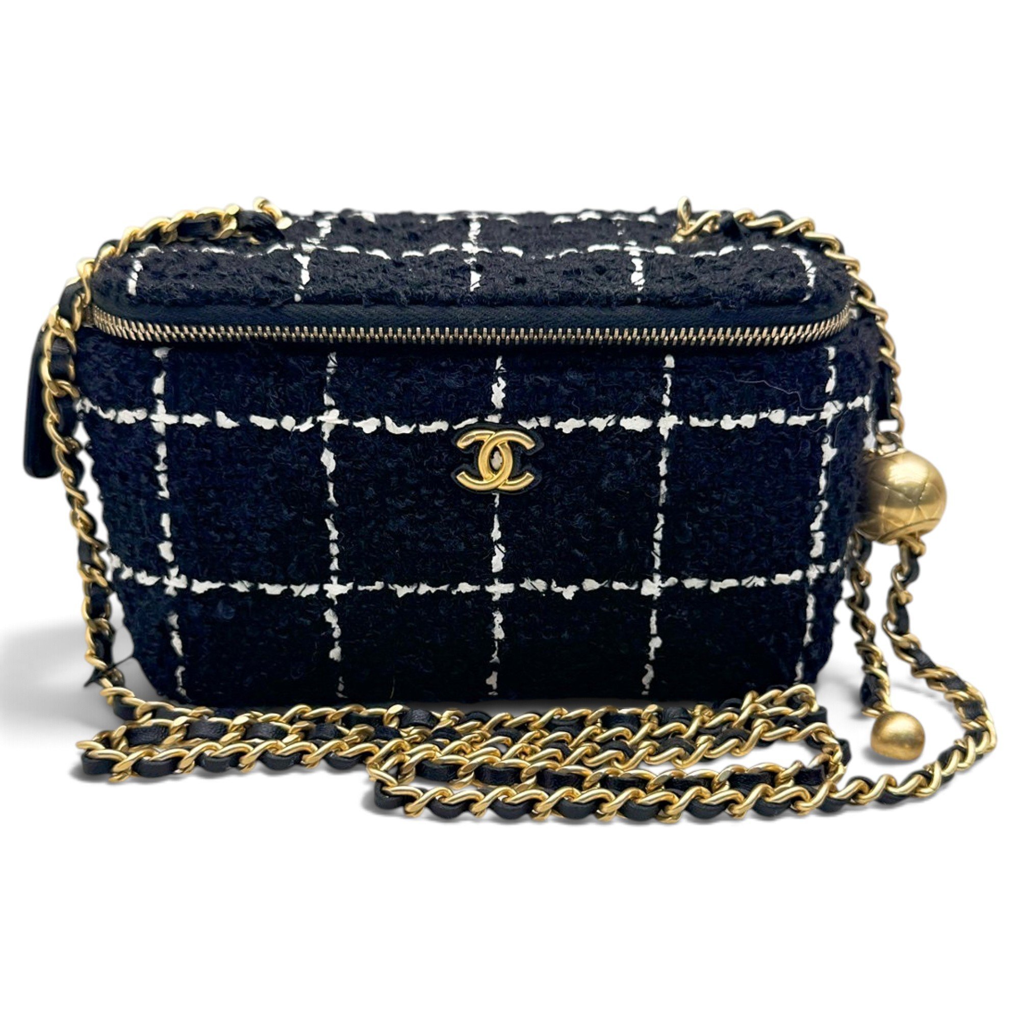 Trendy CC Vanity leather handbag