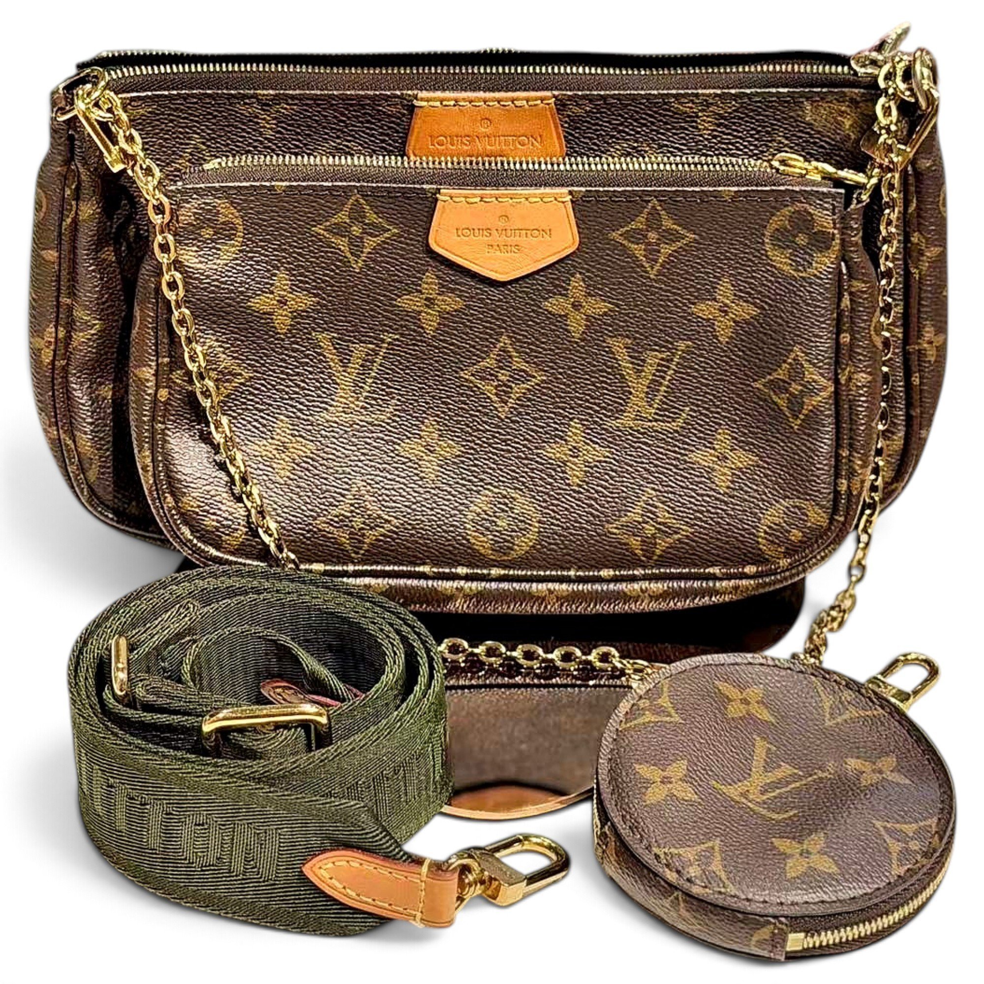 Multi Pochette Accessoires leather handbag