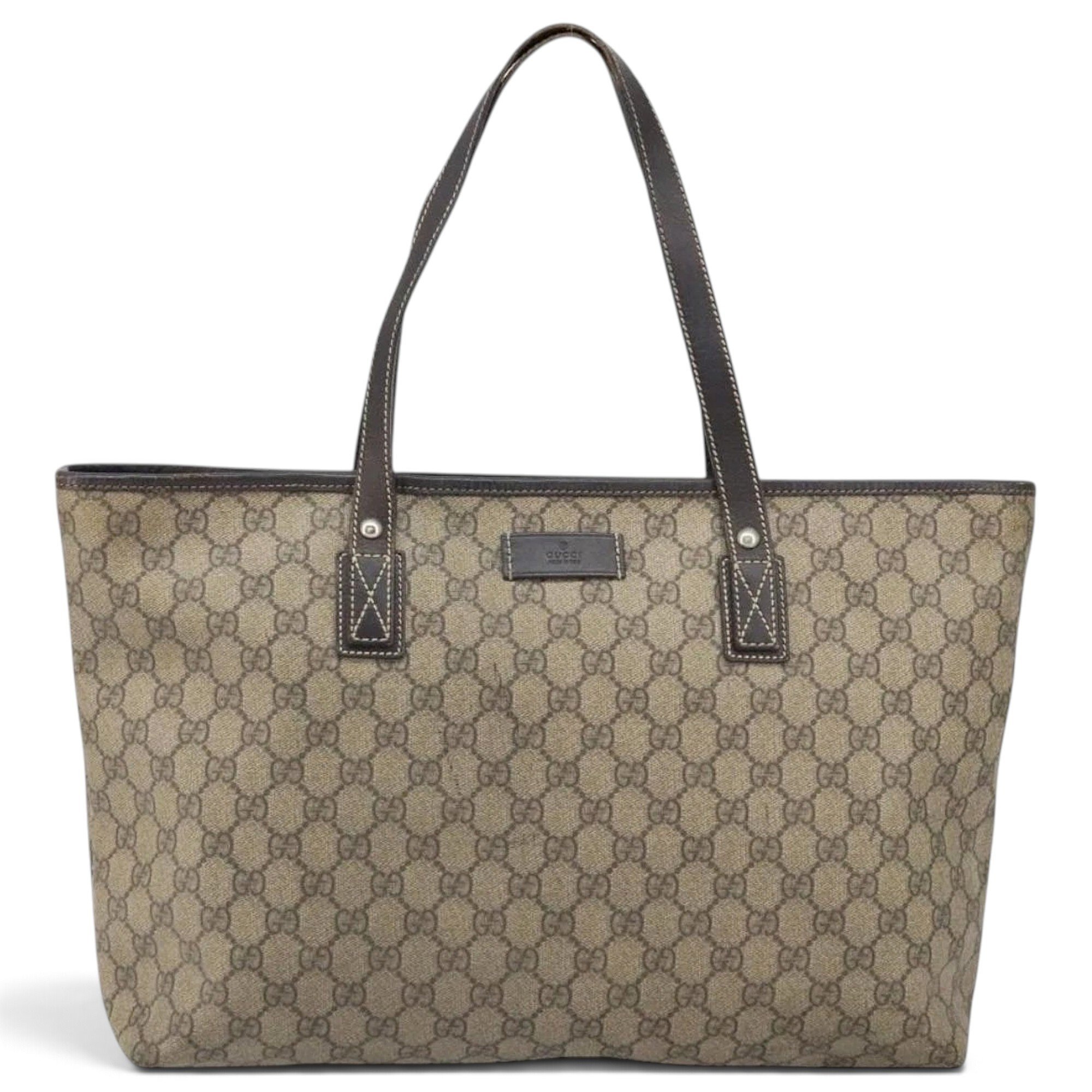 Leather tote