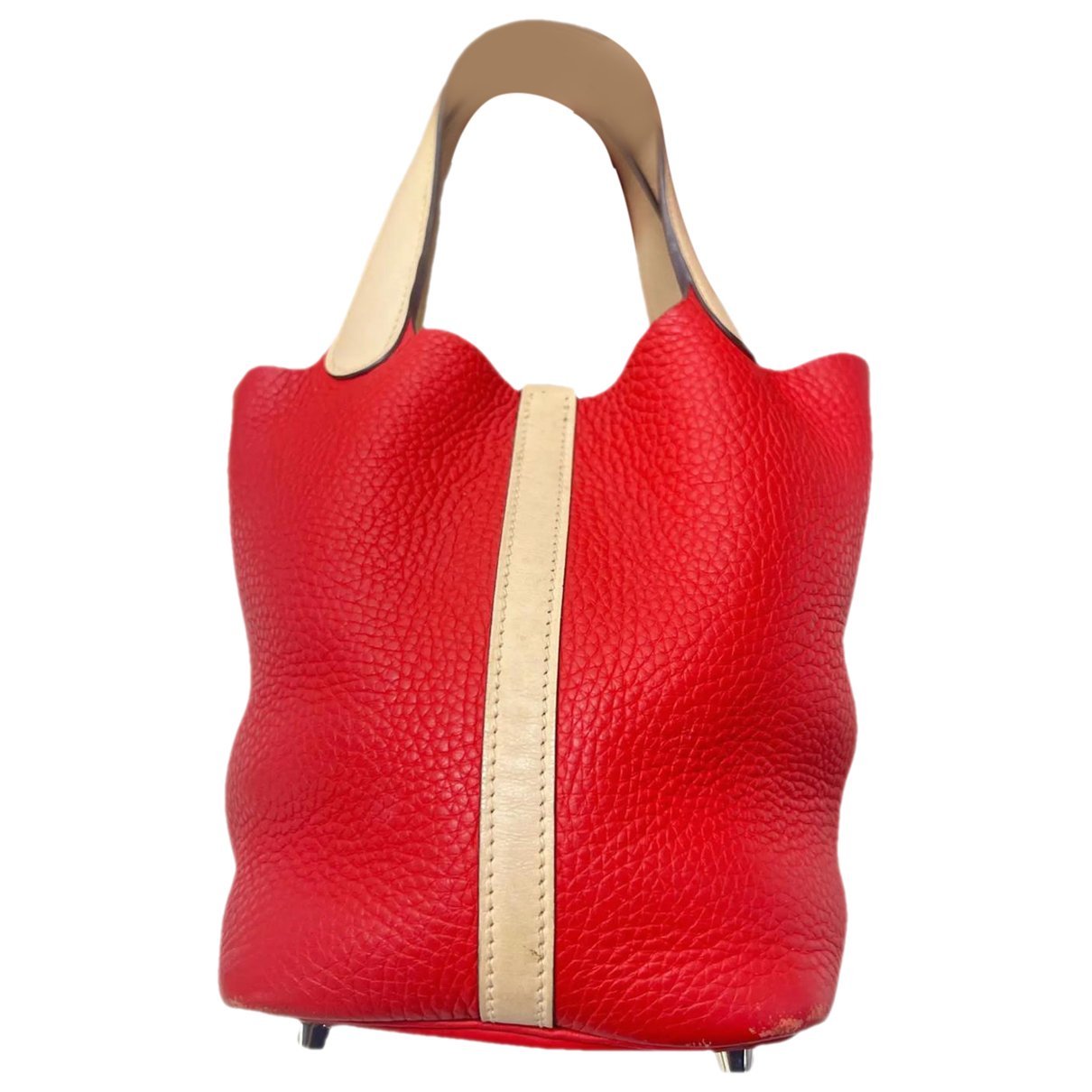 Picotin leather handbag
