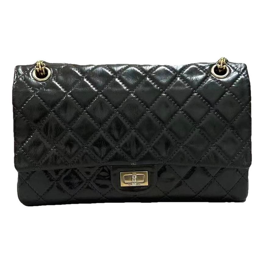 2.55 patent leather handbag