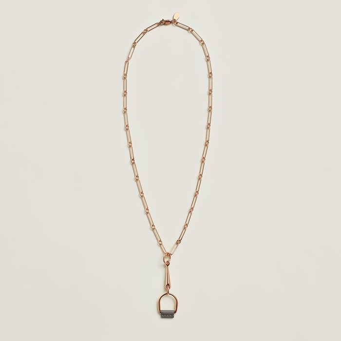 Gris Meyer Heritage Equestre Pendant, Small Model