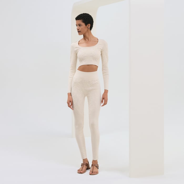 Blanc Naturel "H" Leggings
