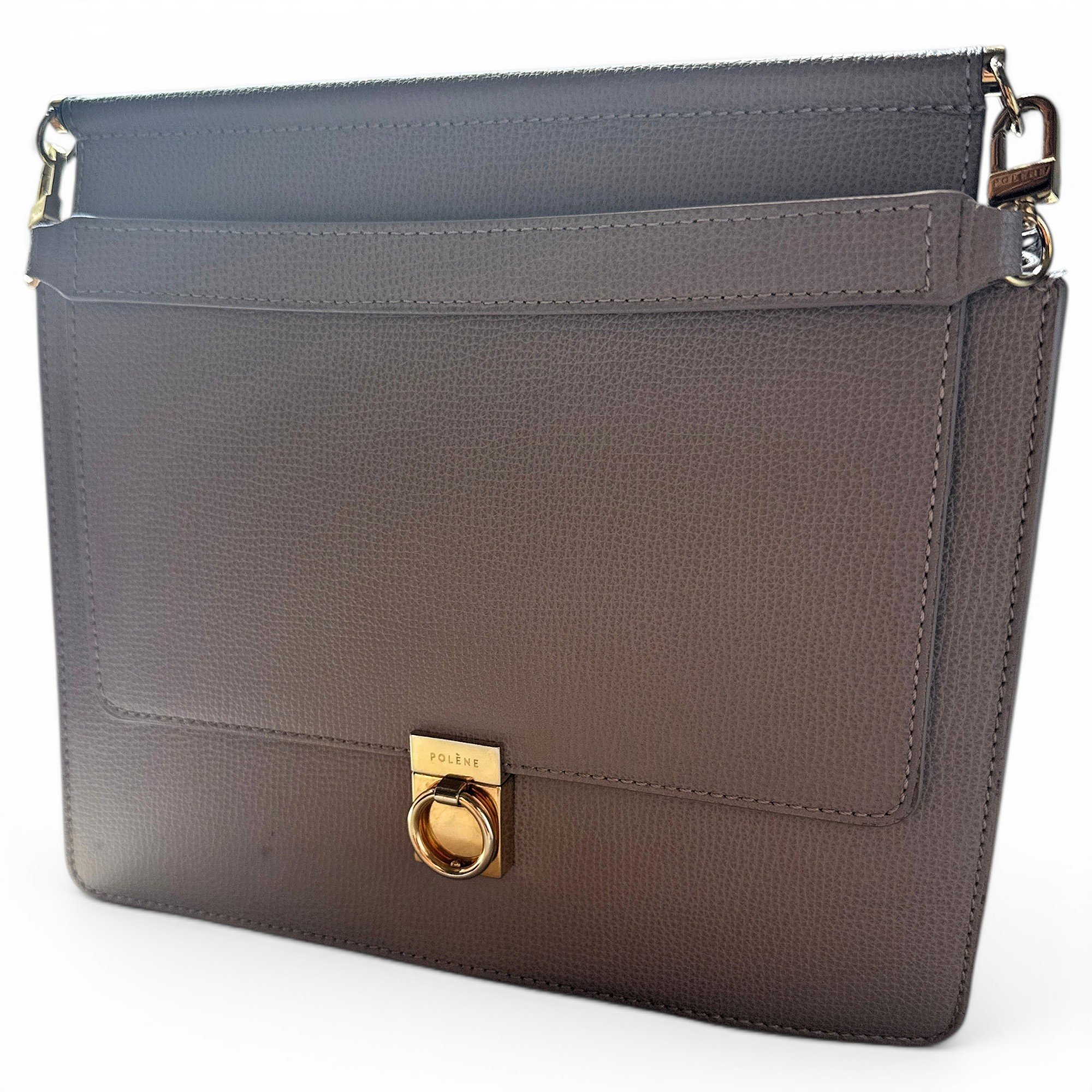 Numéro Sept leather crossbody bag