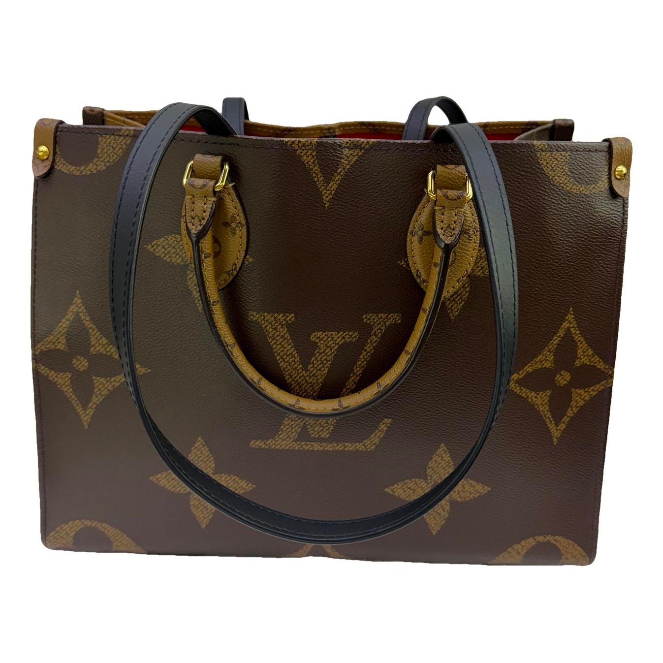 Patent leather handbag