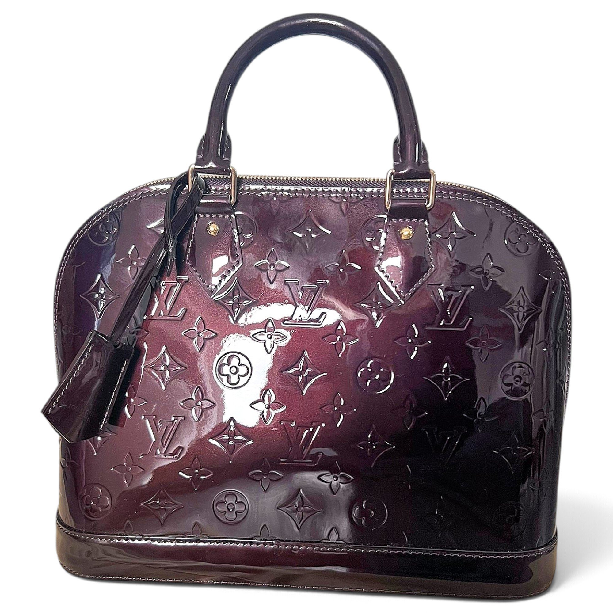 Alma patent leather handbag
