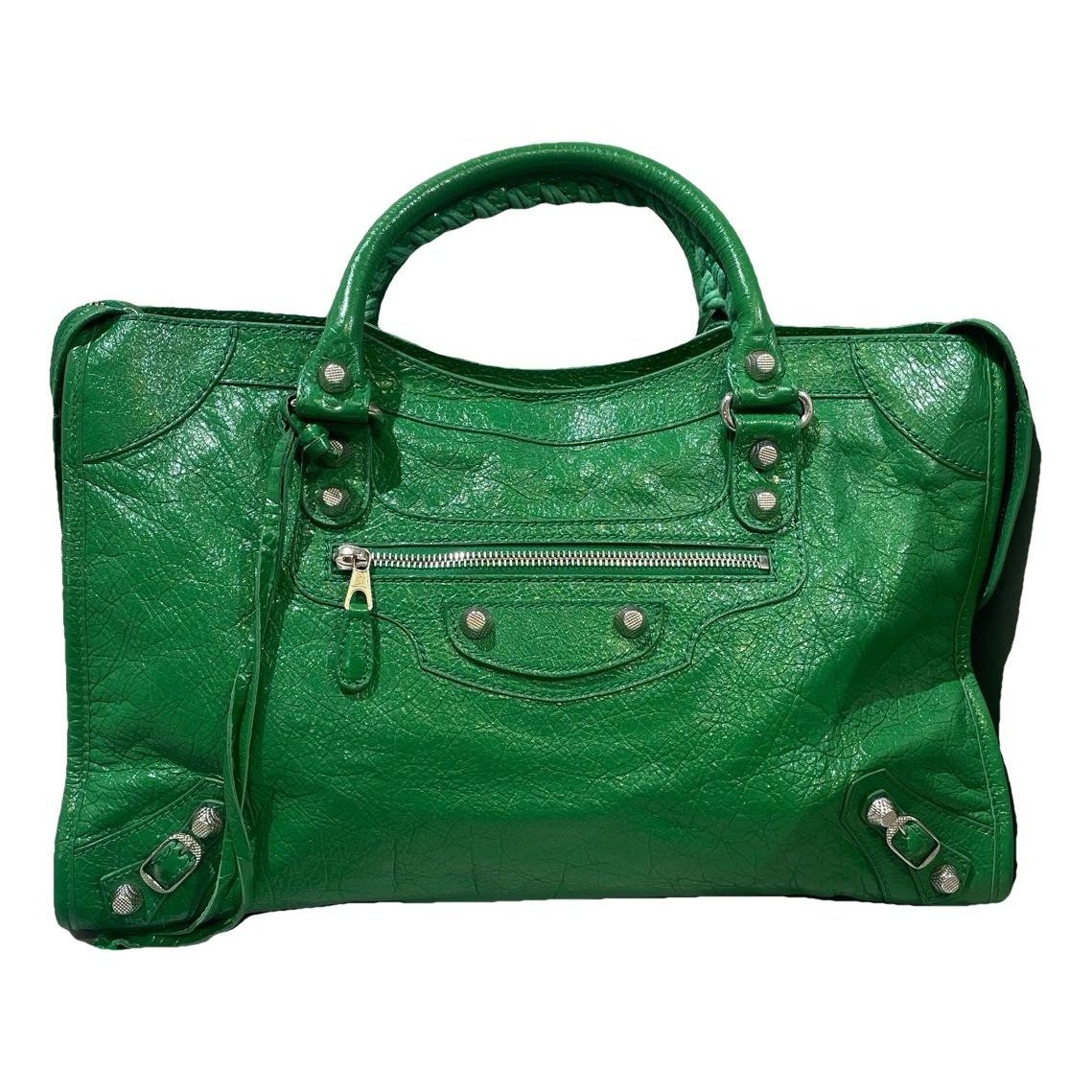 City leather bag